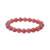 OZ DIY RD6006 Strawberry Quartz Loose Bead